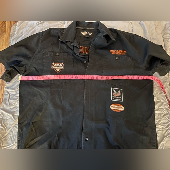 Harley-Davidson Black Casual Button Down Shirt - Picture 4 of 6